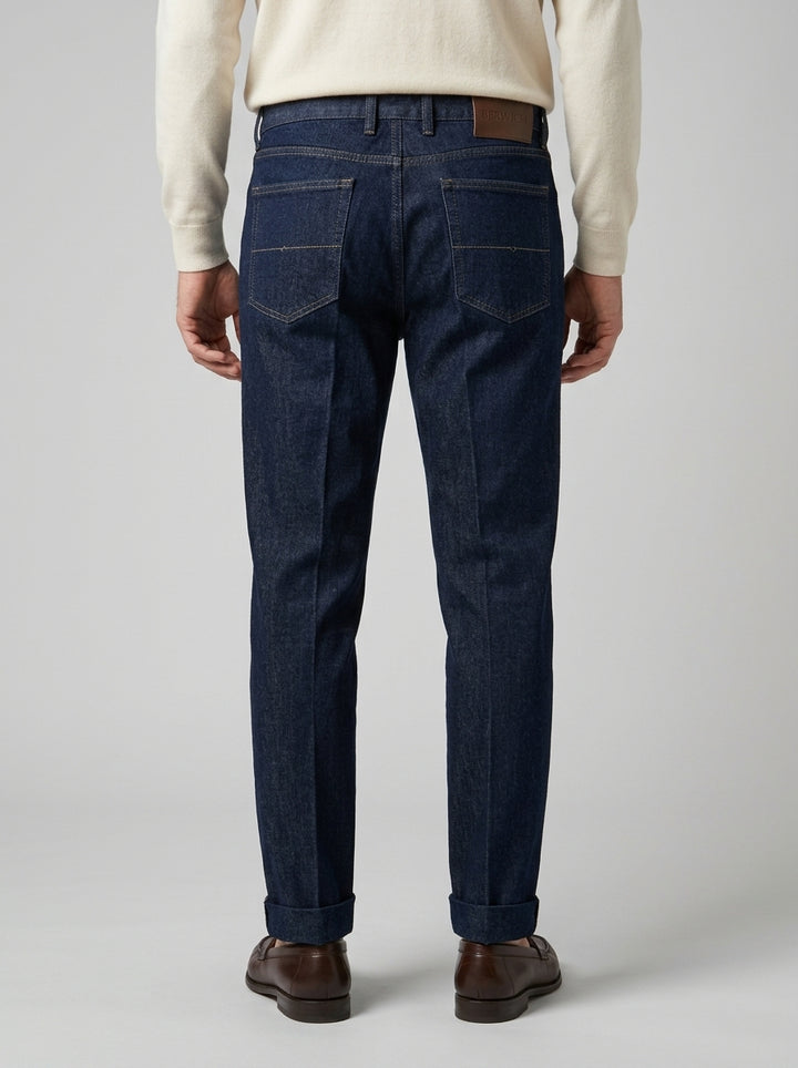 Jeans Chiaia - Lavaggio Zero con Risvolto 
