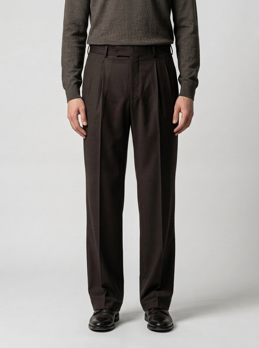 Pantalone lucano kiss con pence  moro 