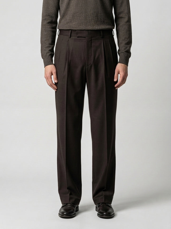 Pantalone lucano kiss con pence  moro 