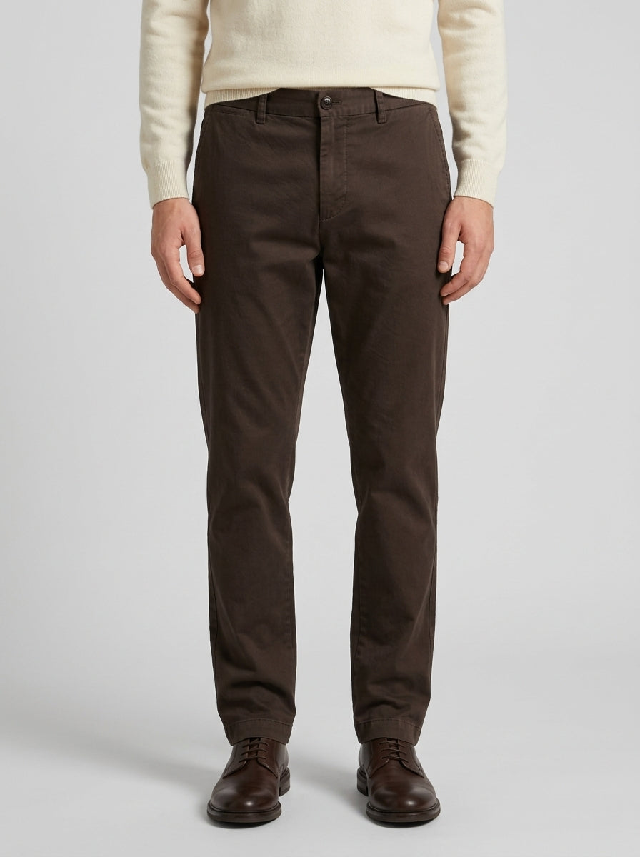pantalone morello elax cotone moro 