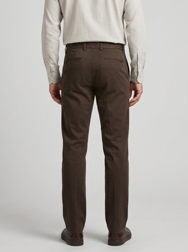 pantalone morello elax cotone moro 