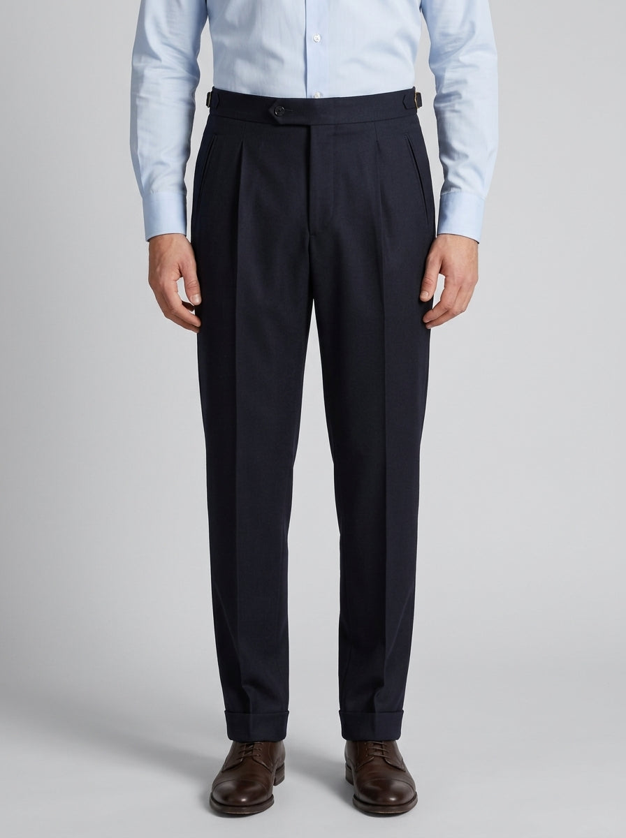 pantalone retro long reda blu 