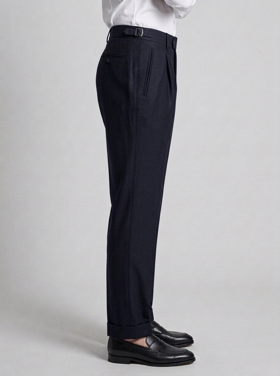 pantalone retro long reda blu 