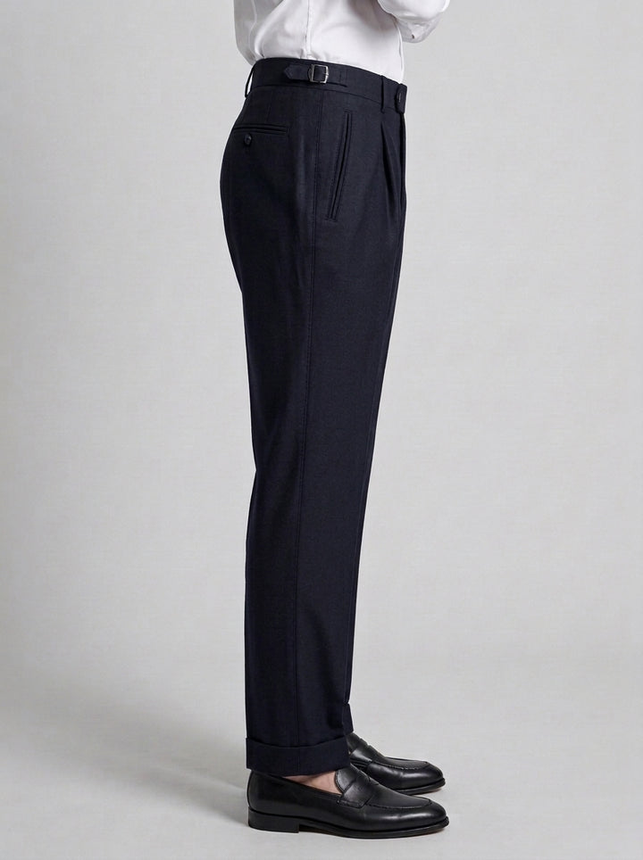 pantalone retro long reda blu 