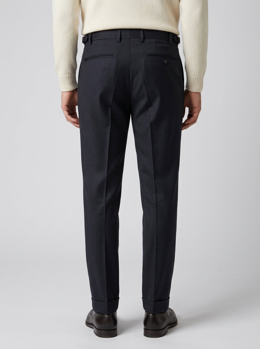 pantalone retro long reda blu 
