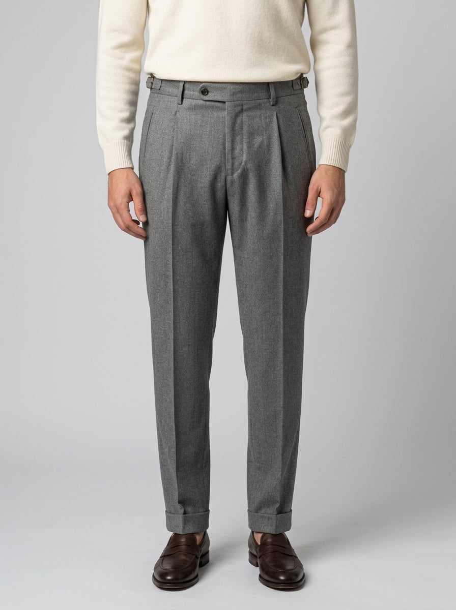 pantalone retro vitale barberis grigio 