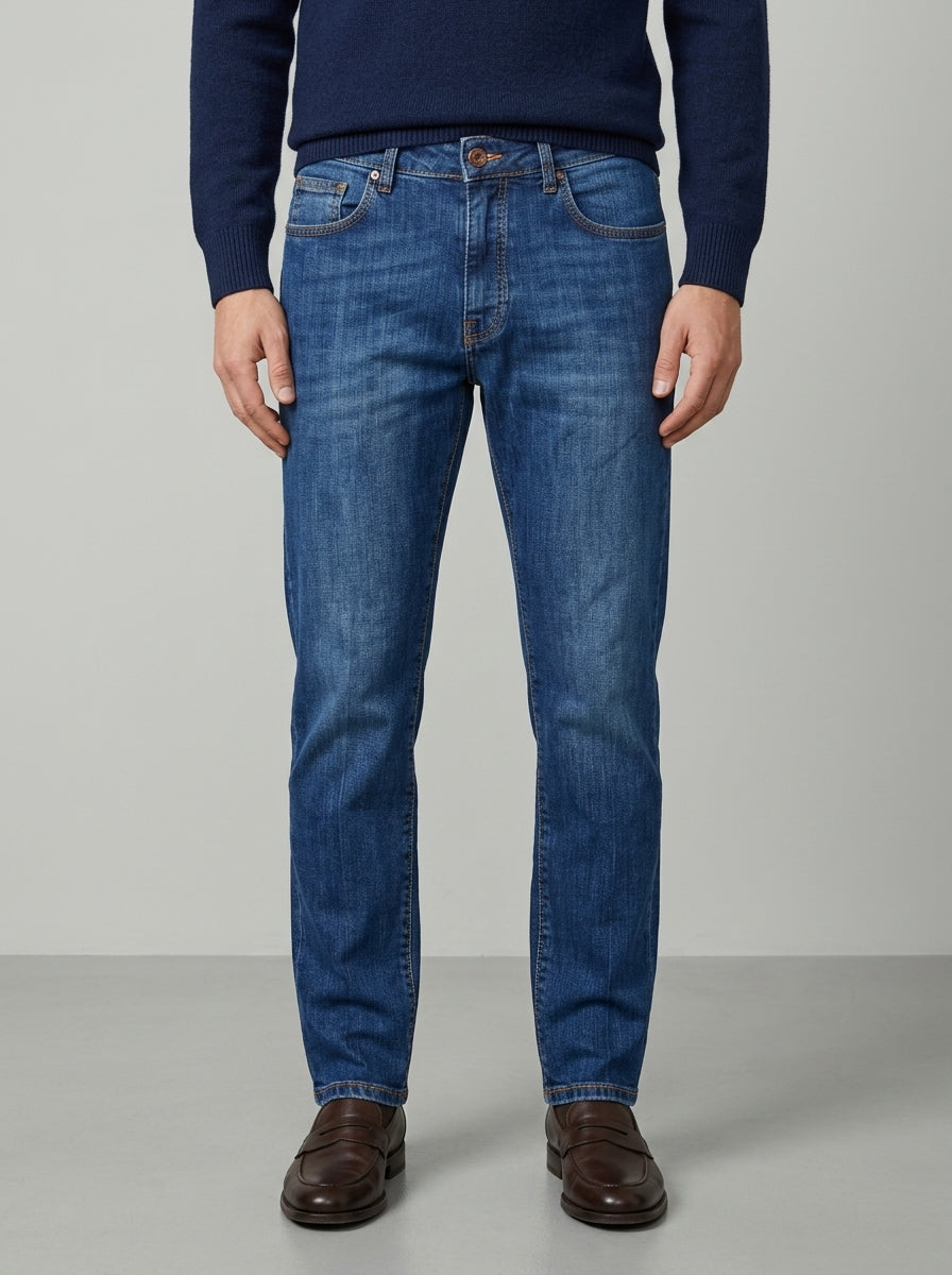 Jeans Uomo Gifu Denim Chiaro 