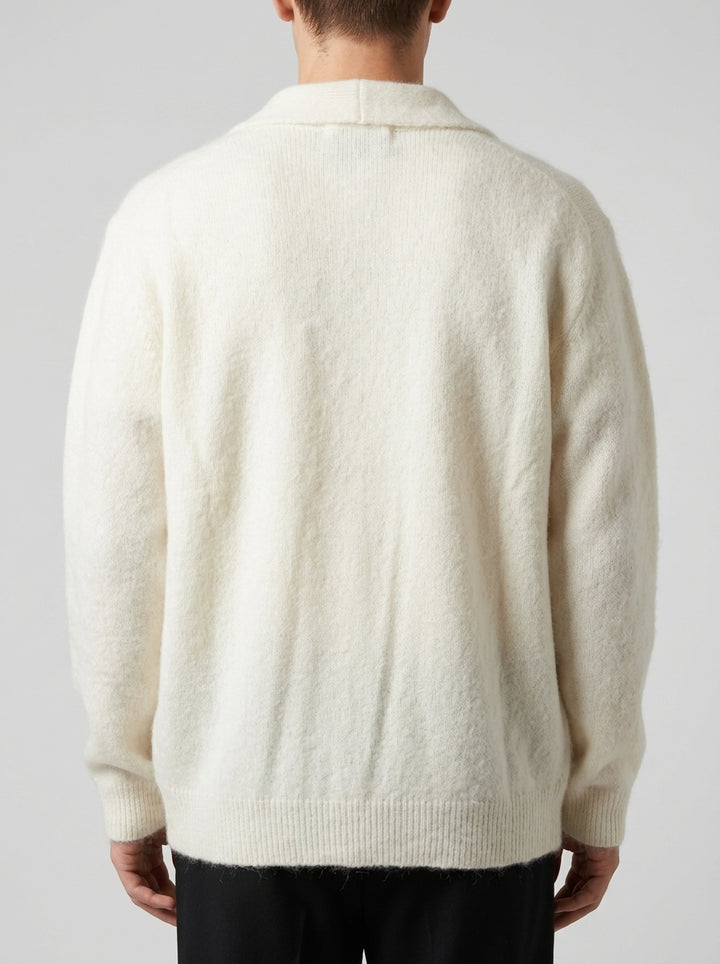 Polo  panna in baby alpaca 
