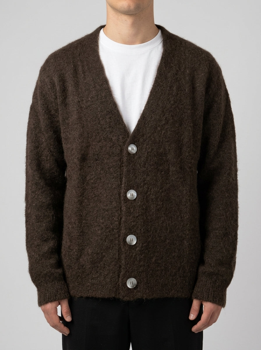 Cardigan in Baby Alpaca moro 