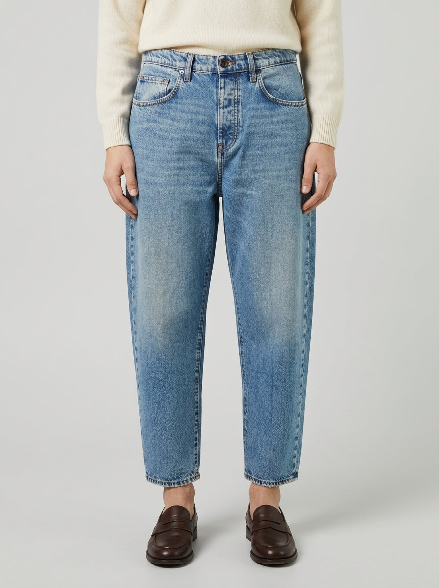 jeans osaka lavaggio chiaro con sabbiatura 