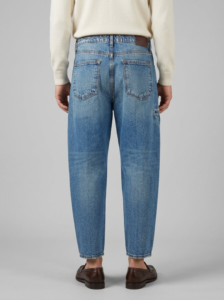 jeans osaka lavaggio chiaro con sabbiatura 