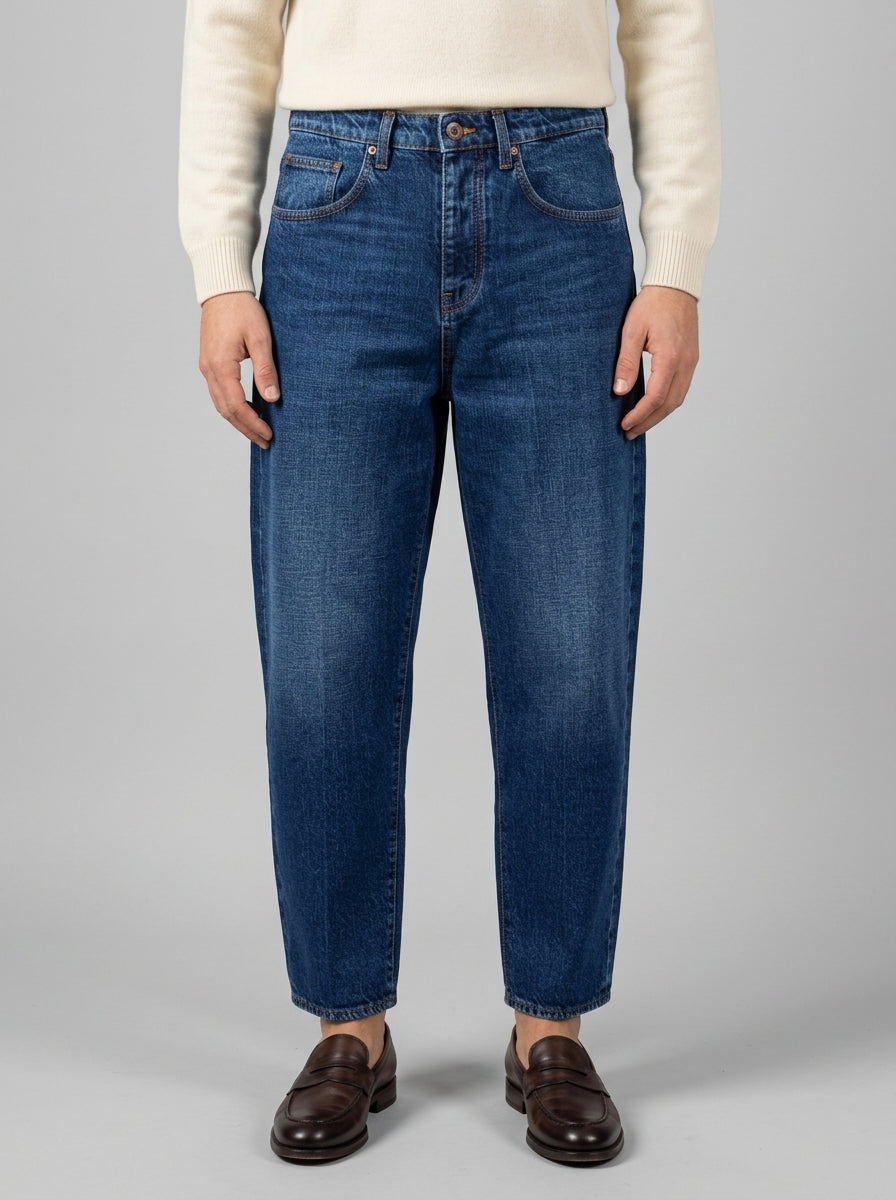 jeans osaka blu con sabbiatura chiara 