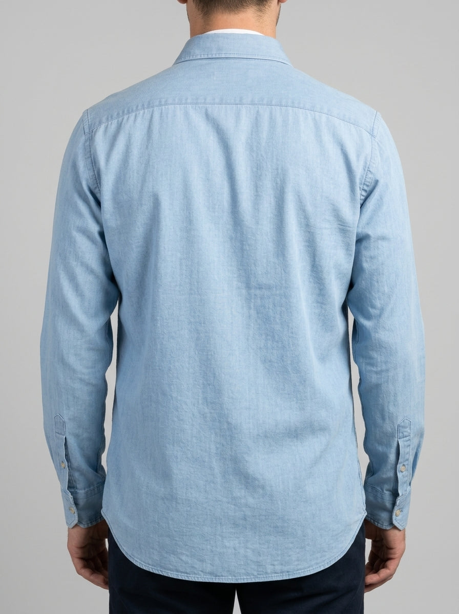 Camicia Uomo in Chambray di Jeans 