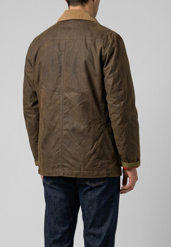 Giacca Fireman Waxed Jacket a 4 Ganci 