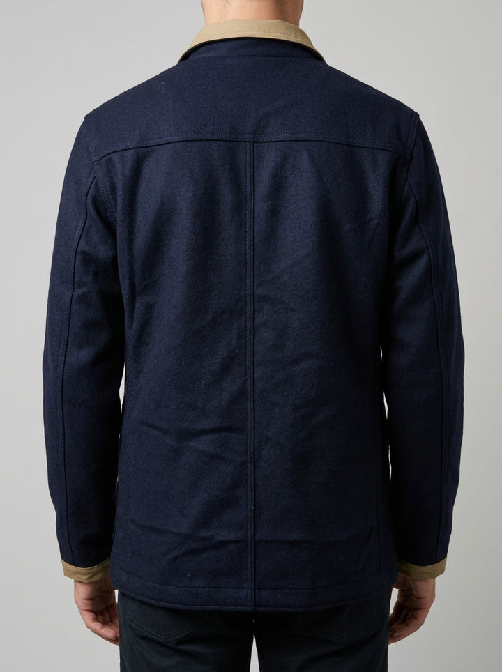 Giacca Fireman  Lana Blu 4 Ganci 