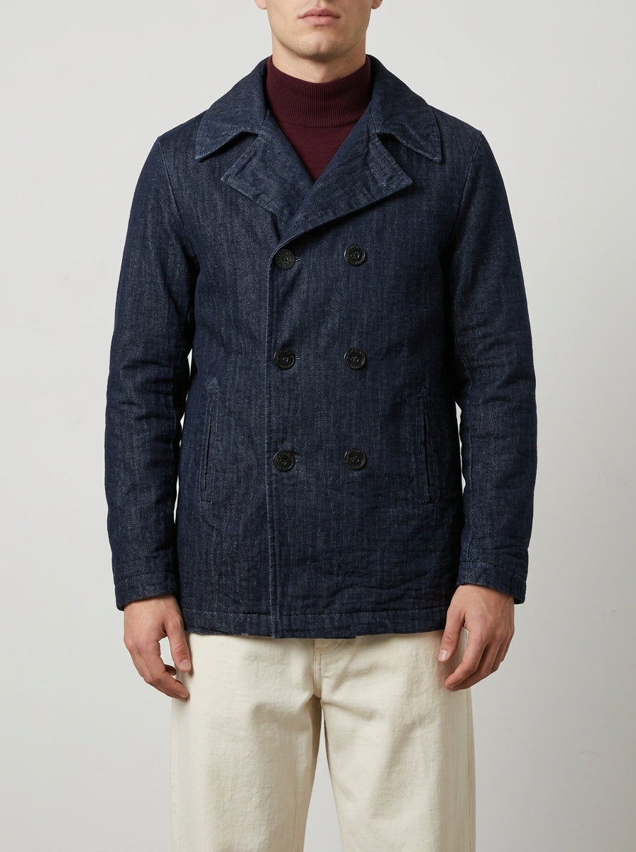 Peacoat Marinaro in Denim - Blu Indaco 