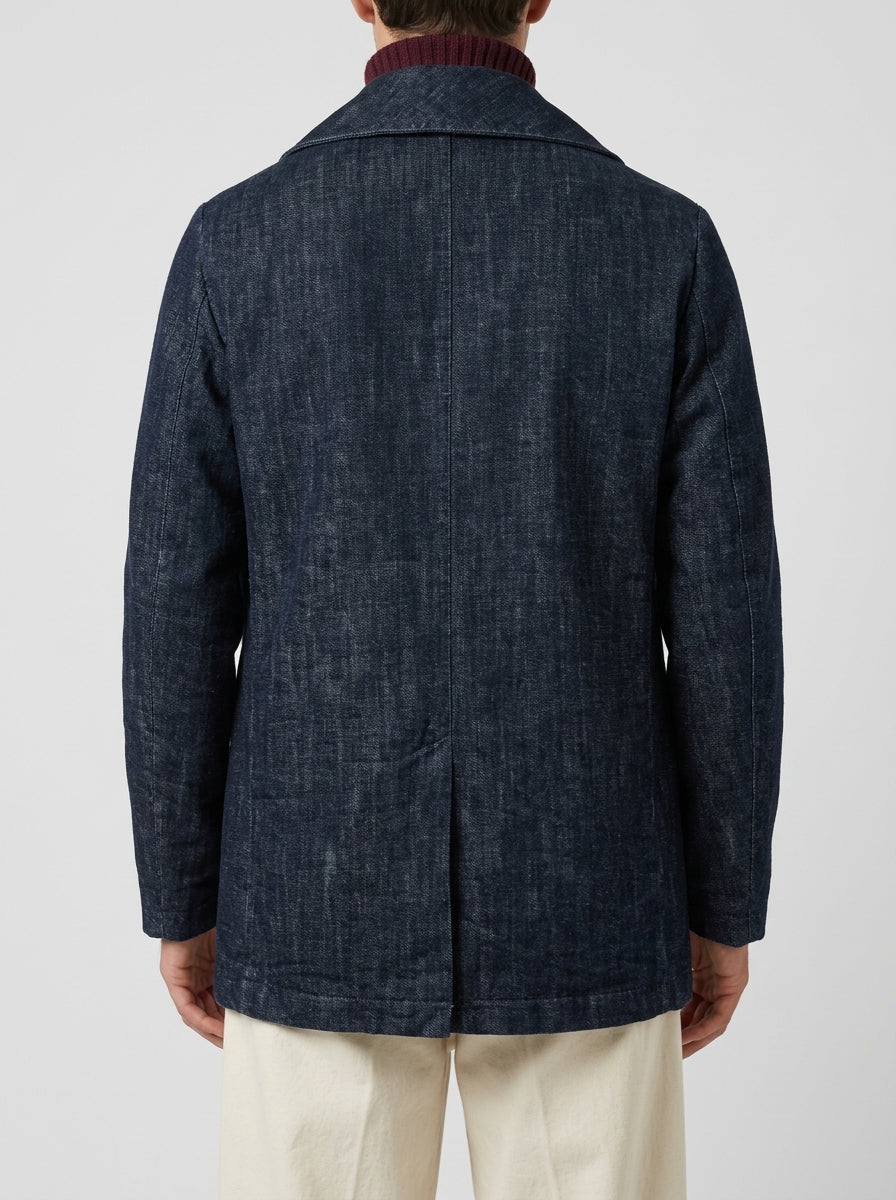 Peacoat Marinaro in Denim - Blu Indaco 