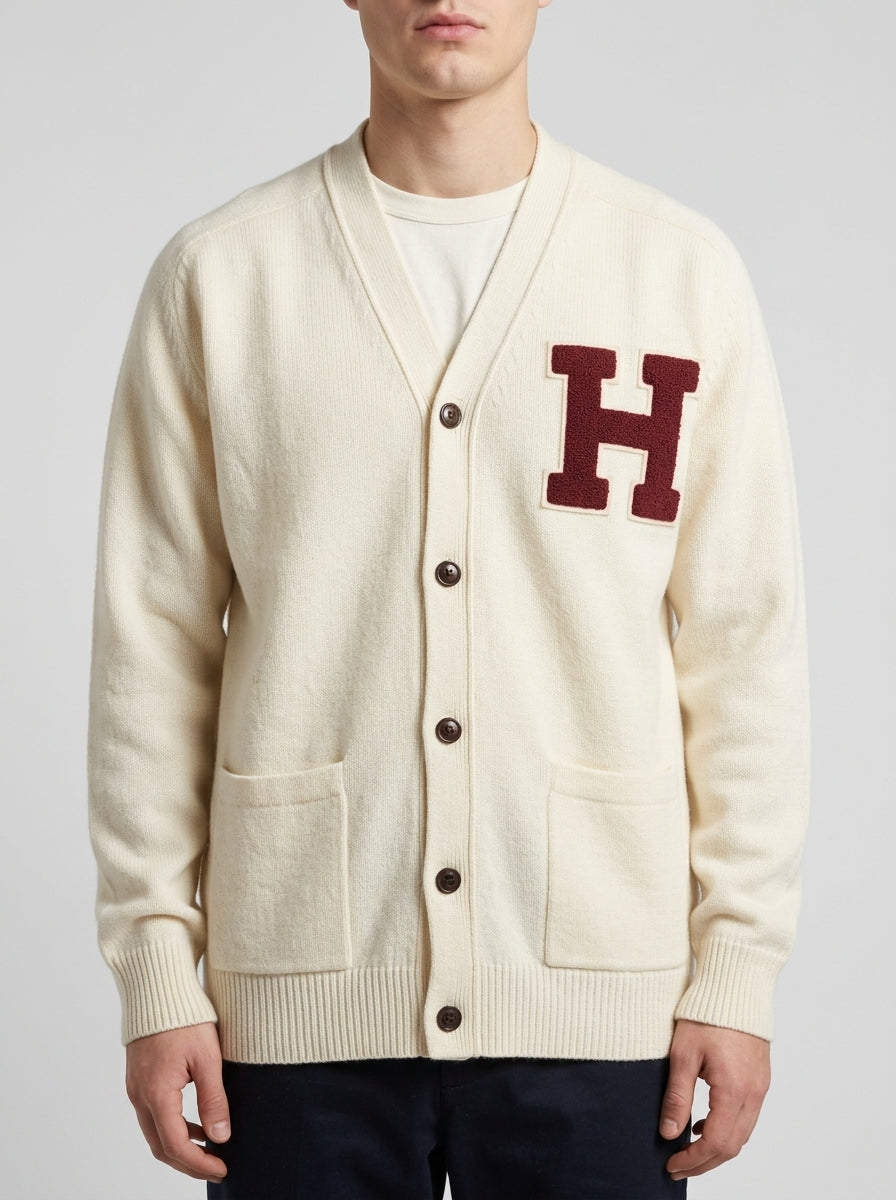 Cardigan Varsity College - Crema d'Archivio 