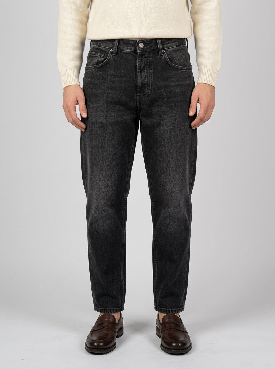 Jeans Seoul in Bull Denim Nero 