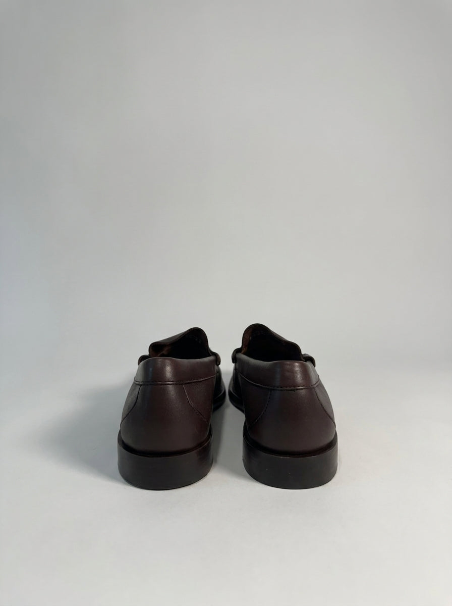 Penny Weejuns Larson Penny<BR/>Morbida pelle color cioccolato 