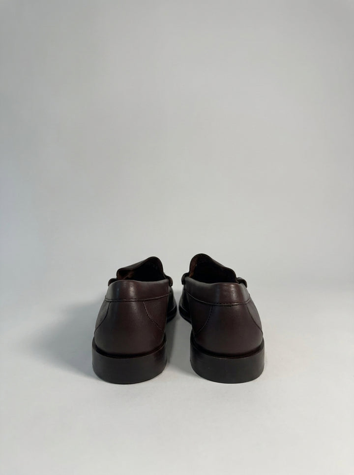 Penny Weejuns Larson Penny<BR/>Morbida pelle color cioccolato 