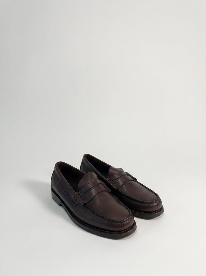 Penny Weejuns Larson Penny<BR/>Morbida pelle color cioccolato 