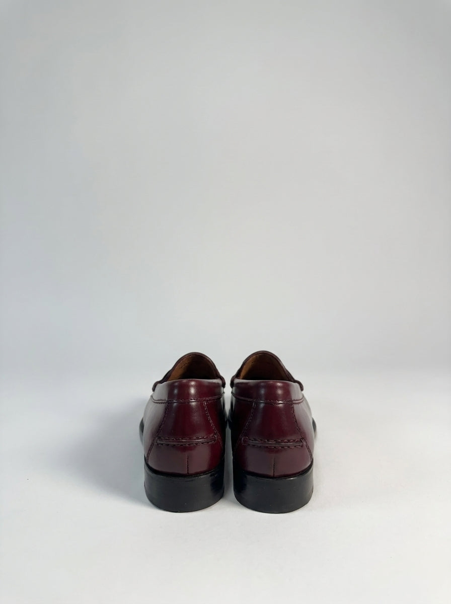 Weejuns Anniversary Penny Mocassini<BR/>Pelle color vino 