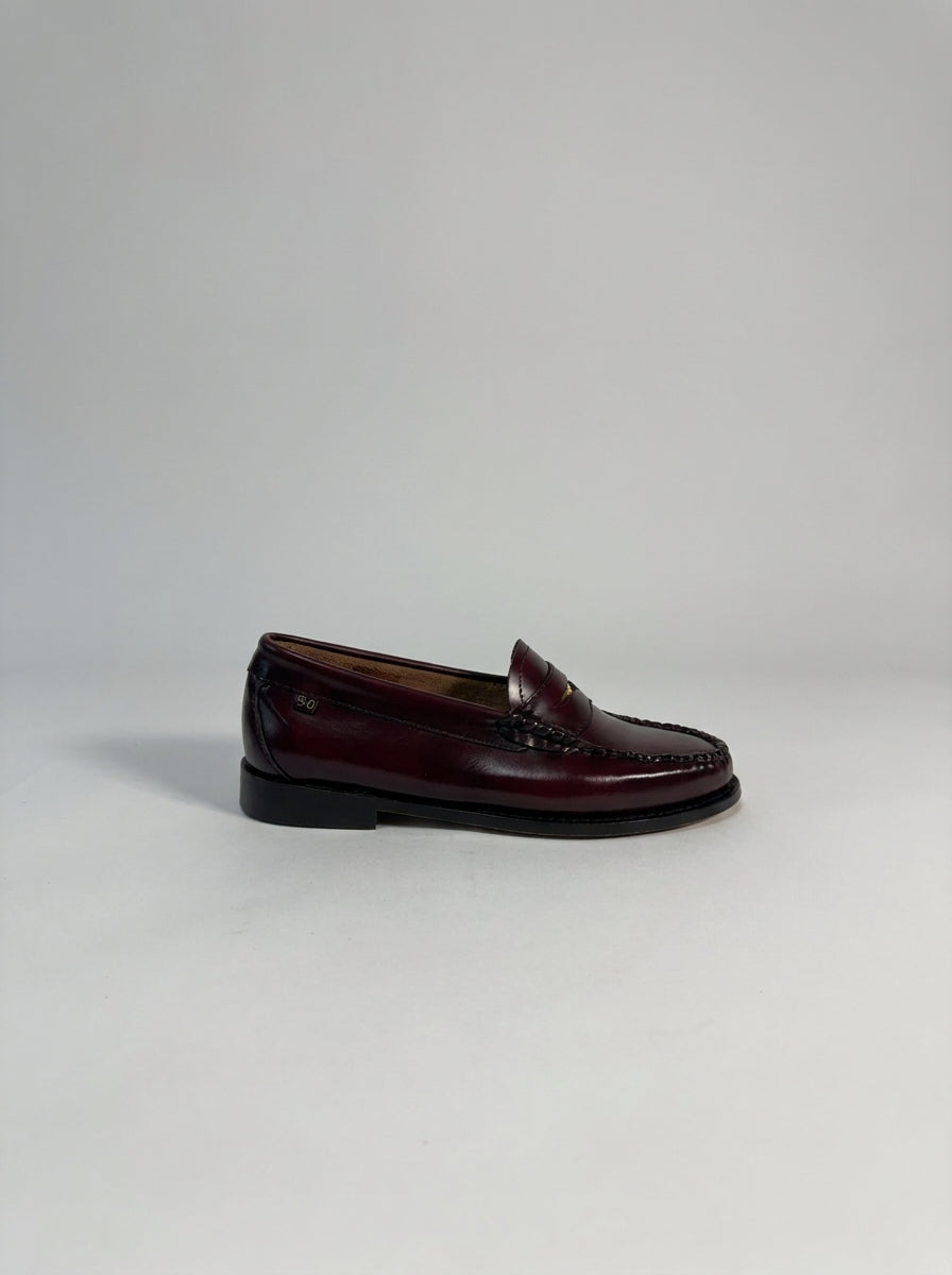Weejuns Anniversary Penny Mocassini<BR/>Pelle color vino 