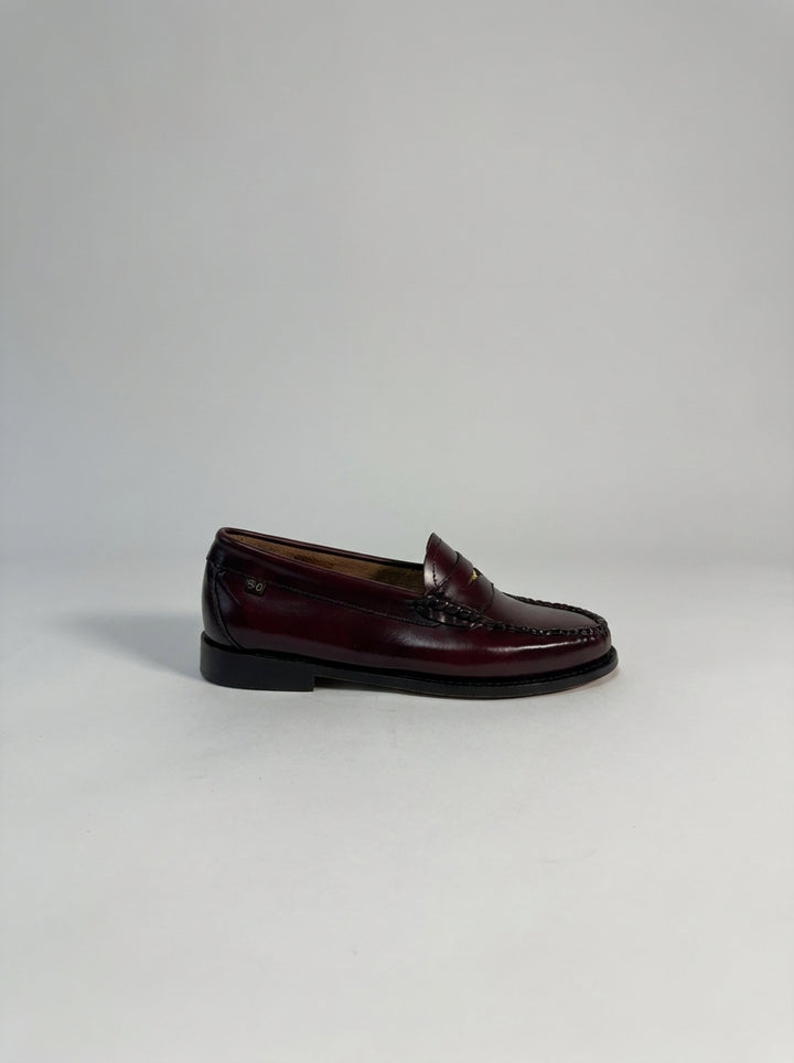 Weejuns Anniversary Penny Mocassini<BR/>Pelle color vino 