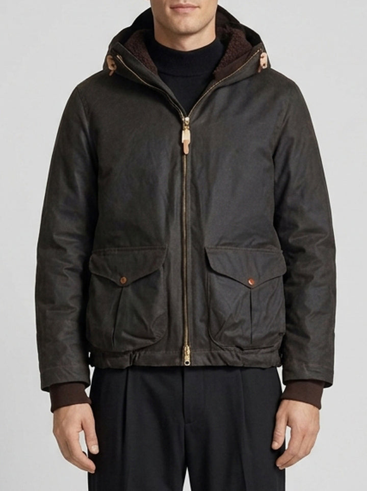 Giubbotto Field Coat dark choccolate 