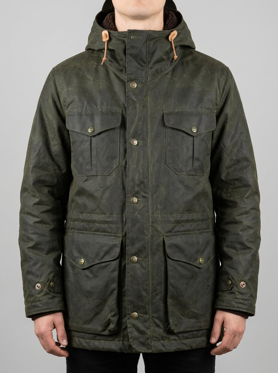 Teddy Lined Weekender Coat verde 