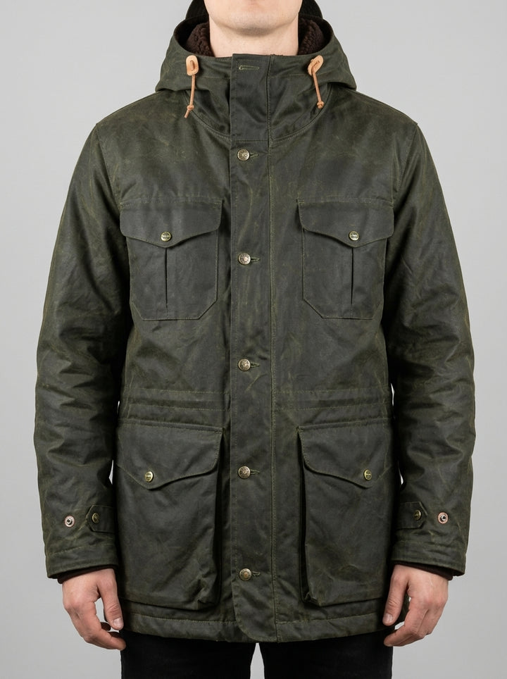 Teddy Lined Weekender Coat verde 