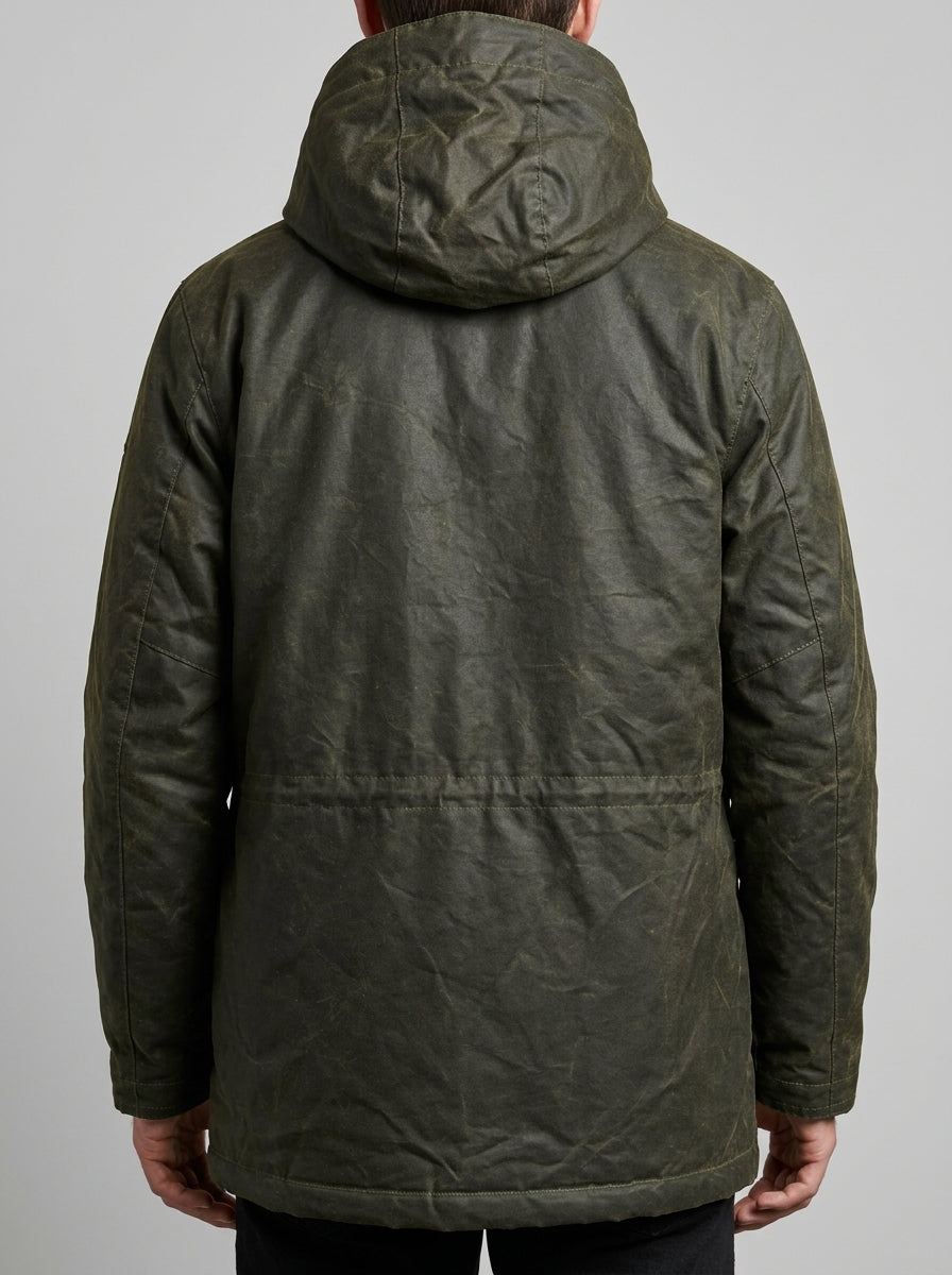 Teddy Lined Weekender Coat verde 