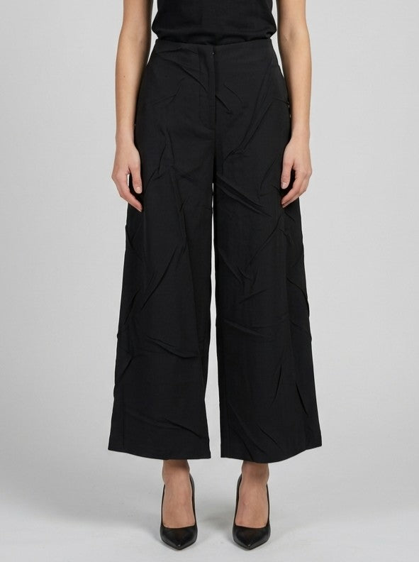 PANTALONE NERO  GAUCHO 