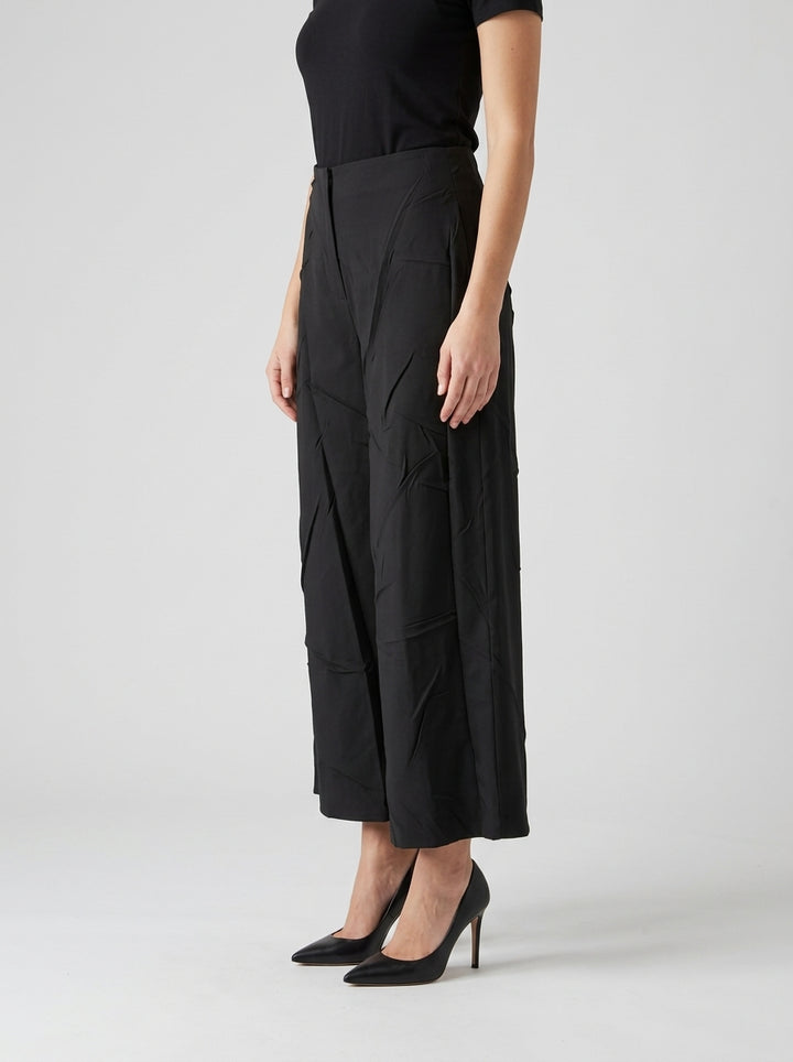 PANTALONE NERO  GAUCHO 