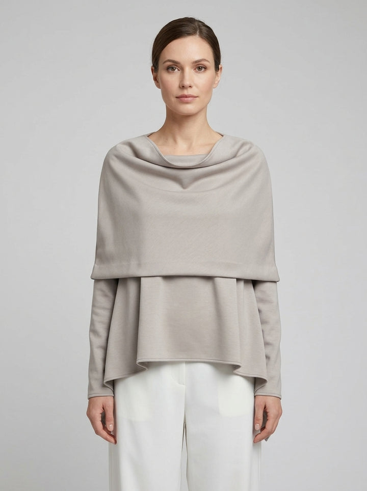 Blusa Meimei Grigio Perla 