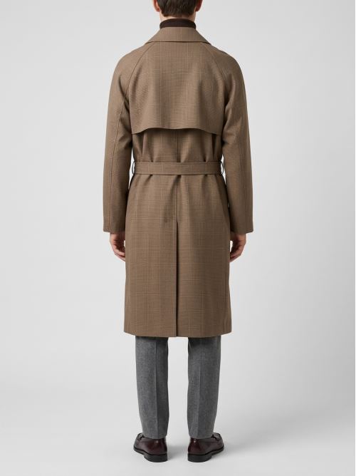 Trench Pied de Poule - Fondo Fango 