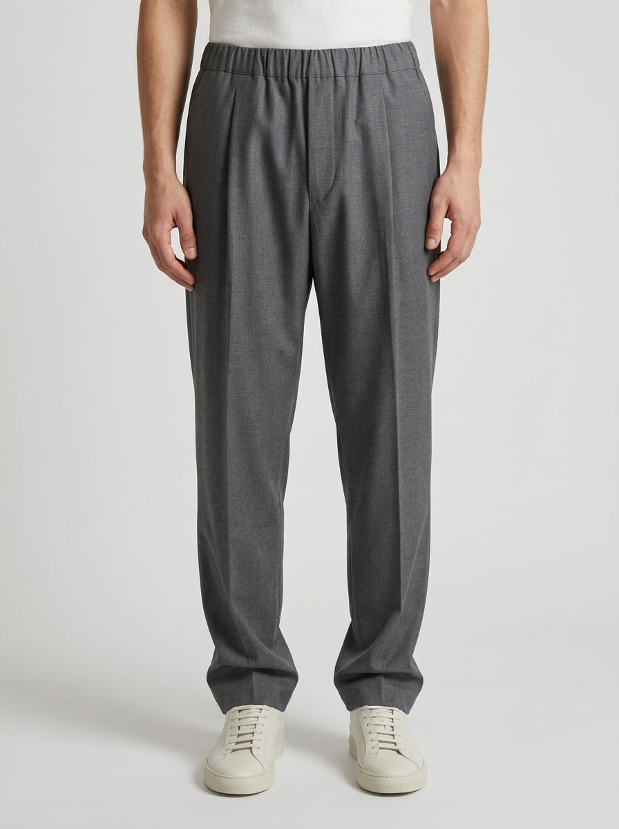 Pantalone Modello Ohio - Grigio Melange Contemporaneo 