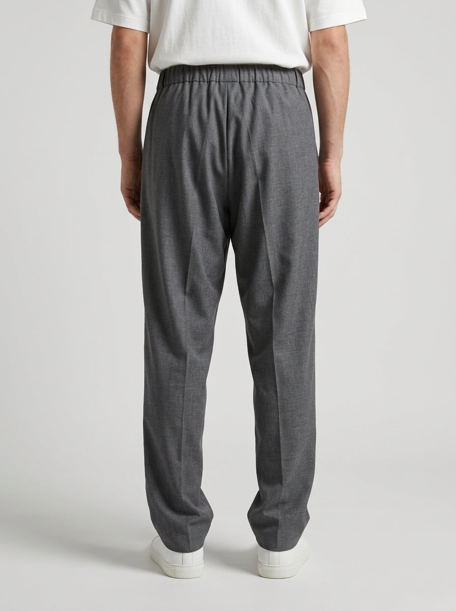 Pantalone Modello Ohio - Grigio Melange Contemporaneo 