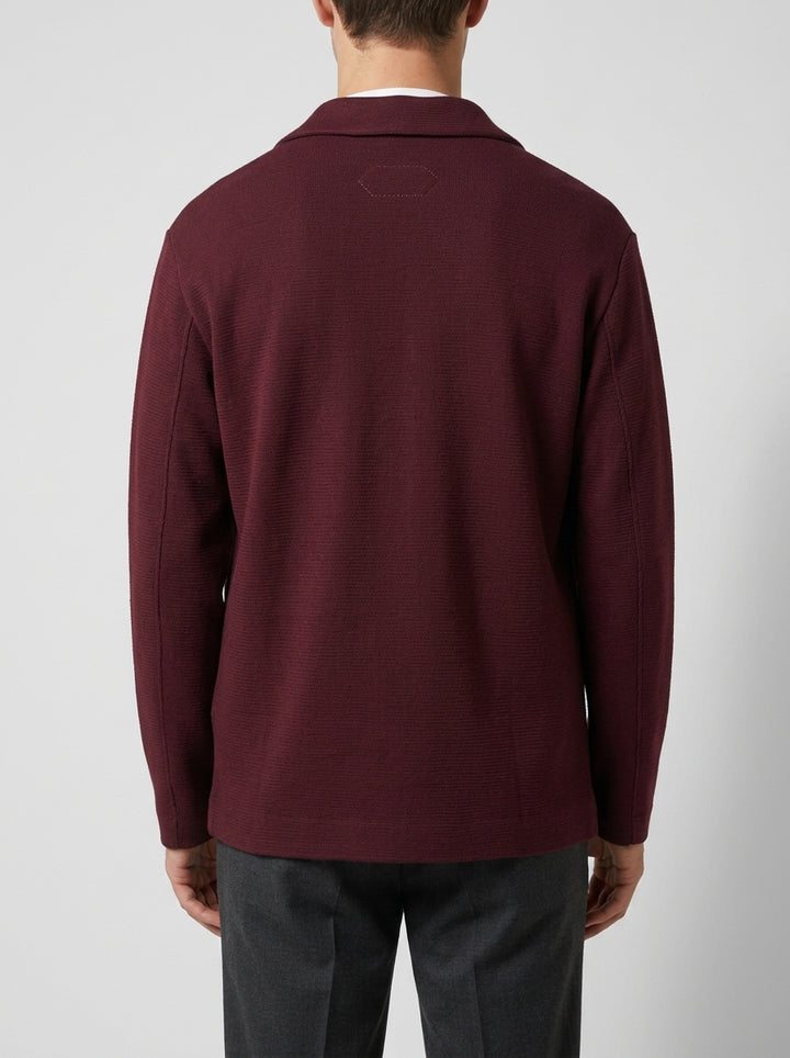 Overshirt Modello Poison - Bordeaux Profondo 