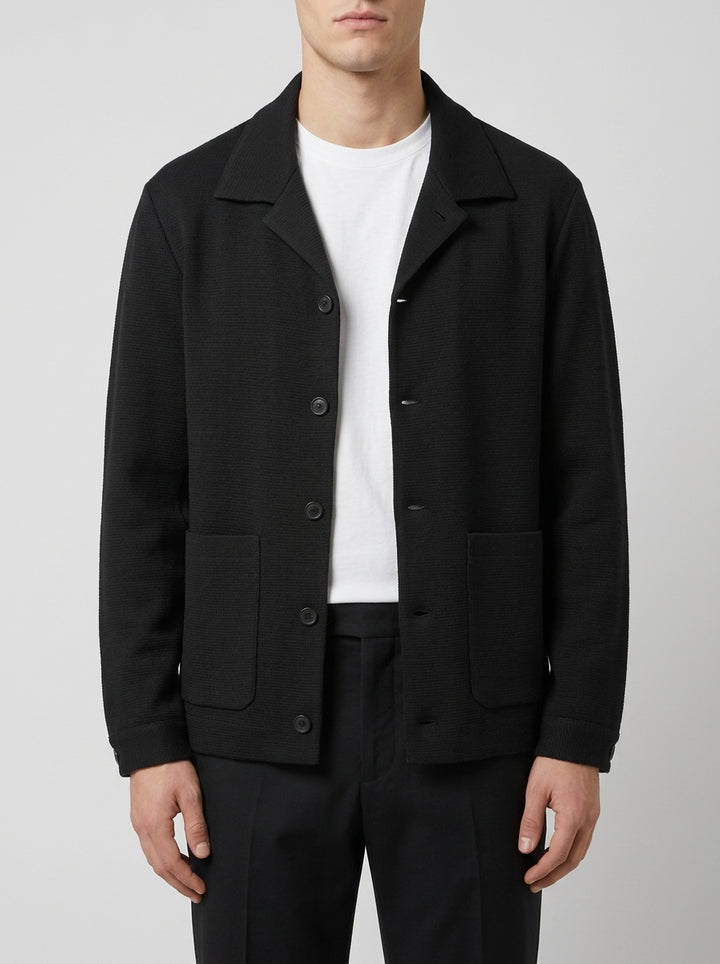 Overshirt Modello Poison - Total Black 