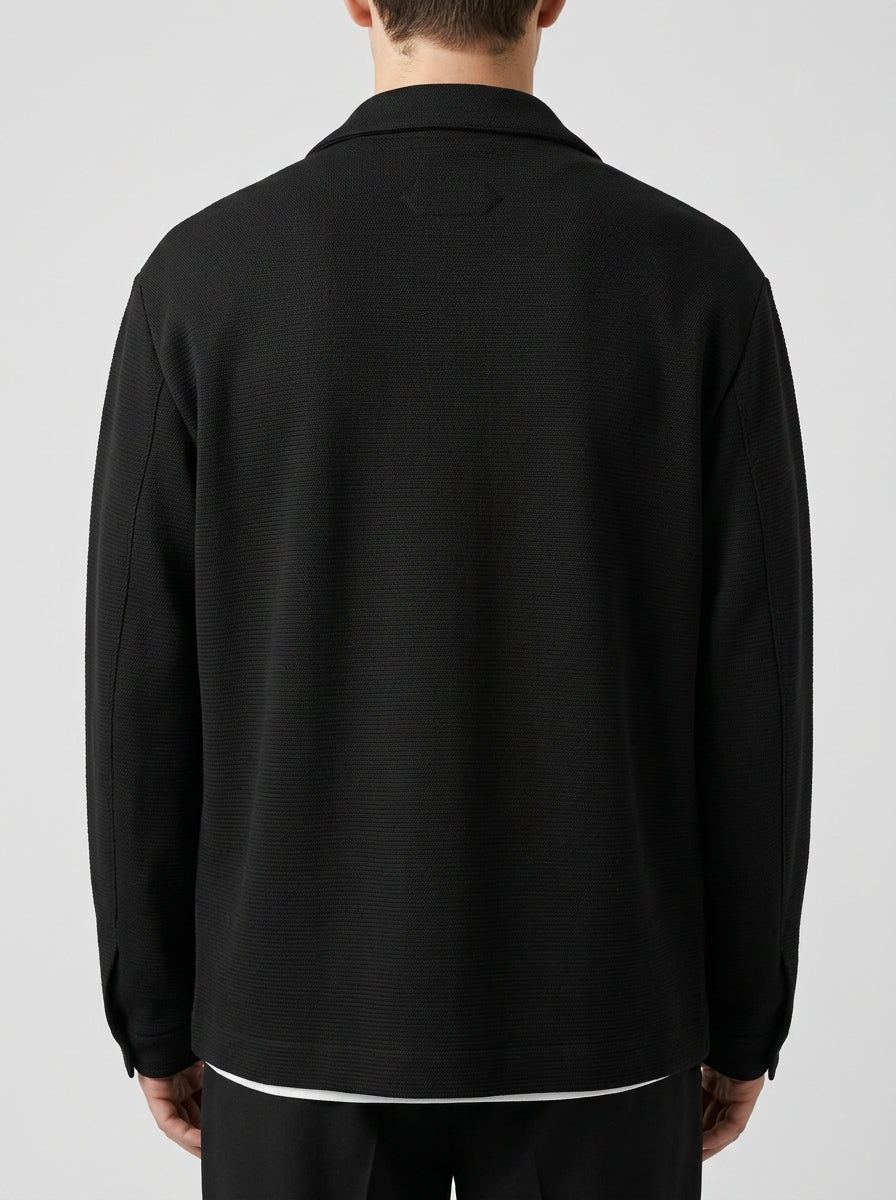 Overshirt Modello Poison - Total Black 
