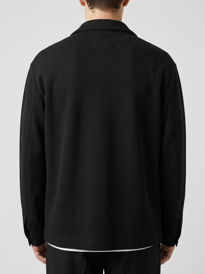 Overshirt Modello Poison - Total Black 
