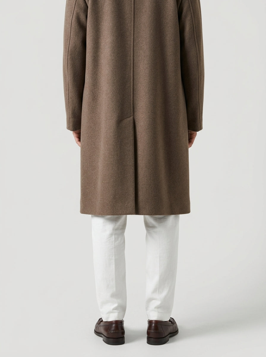 Cappotto Monopetto Seattle fango 