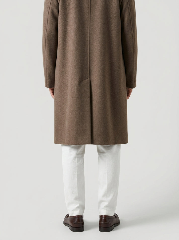 Cappotto Monopetto Seattle fango 