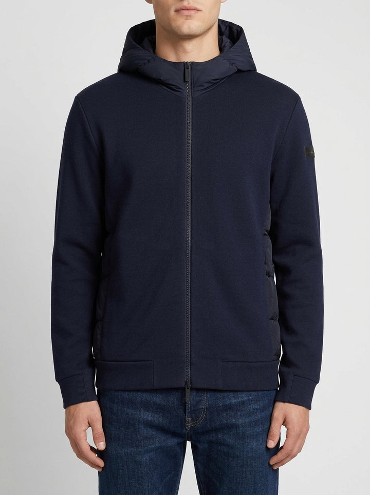 Harrd Hybrid Duck Hood Fleece blu 