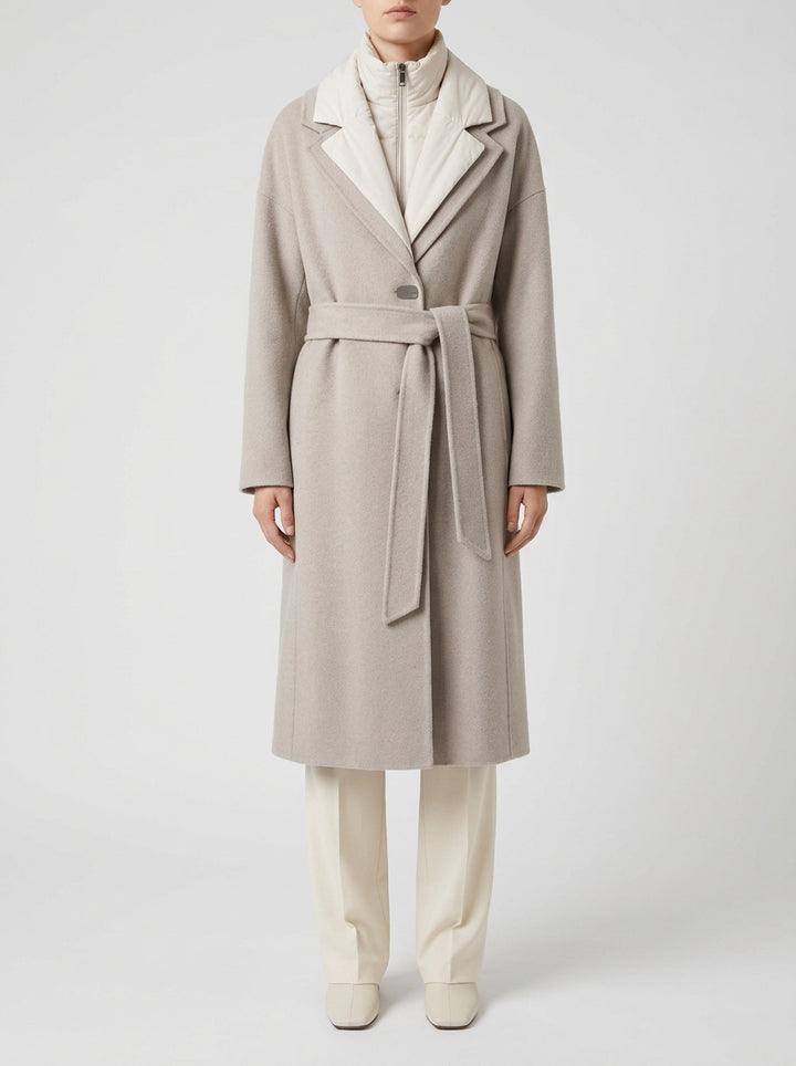Big Duck Over Coat Wom Jkt panna 