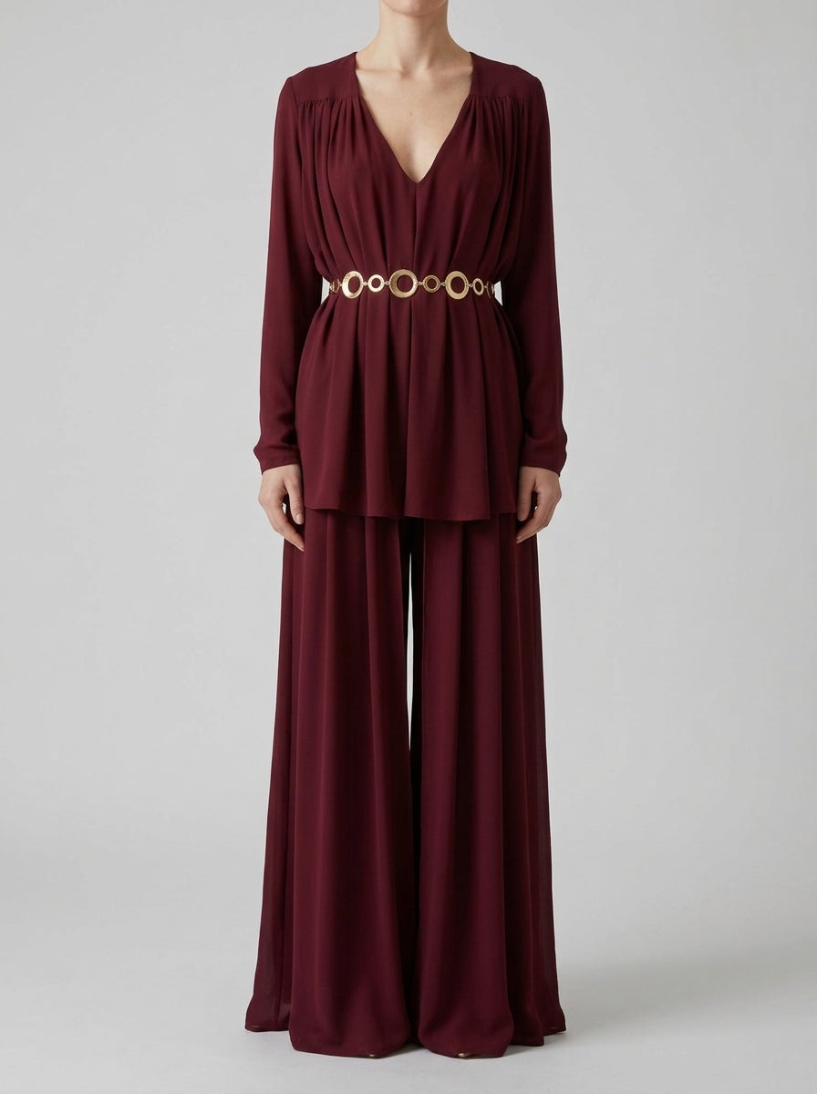 Abito Jacqueline bordeaux 