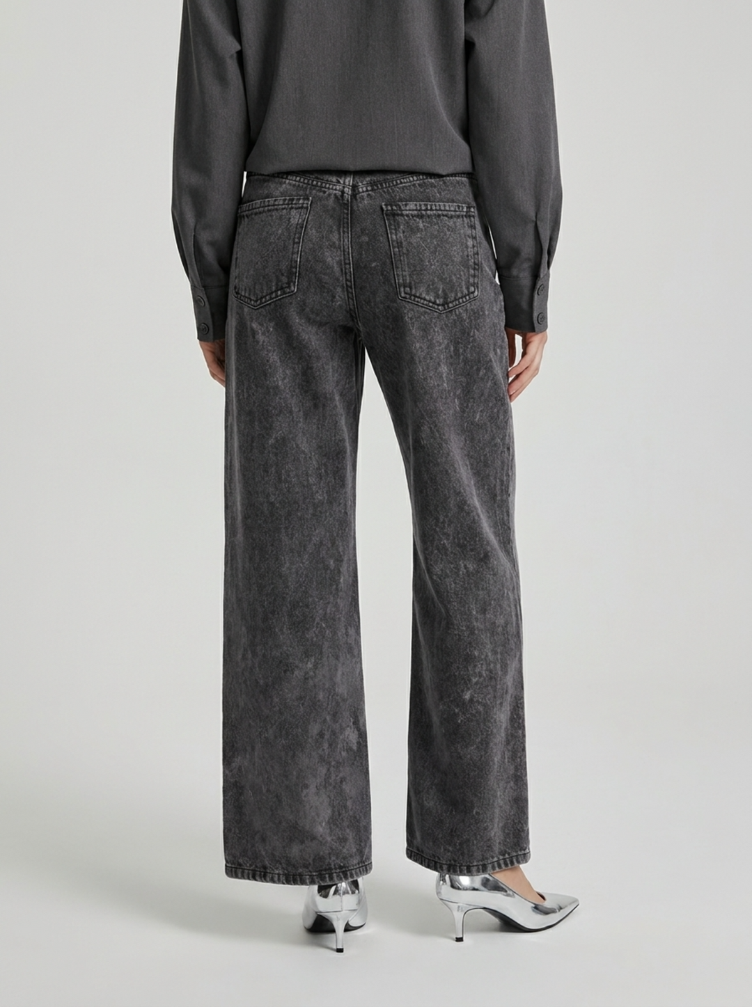 Jeans  grigio marmorizzato 