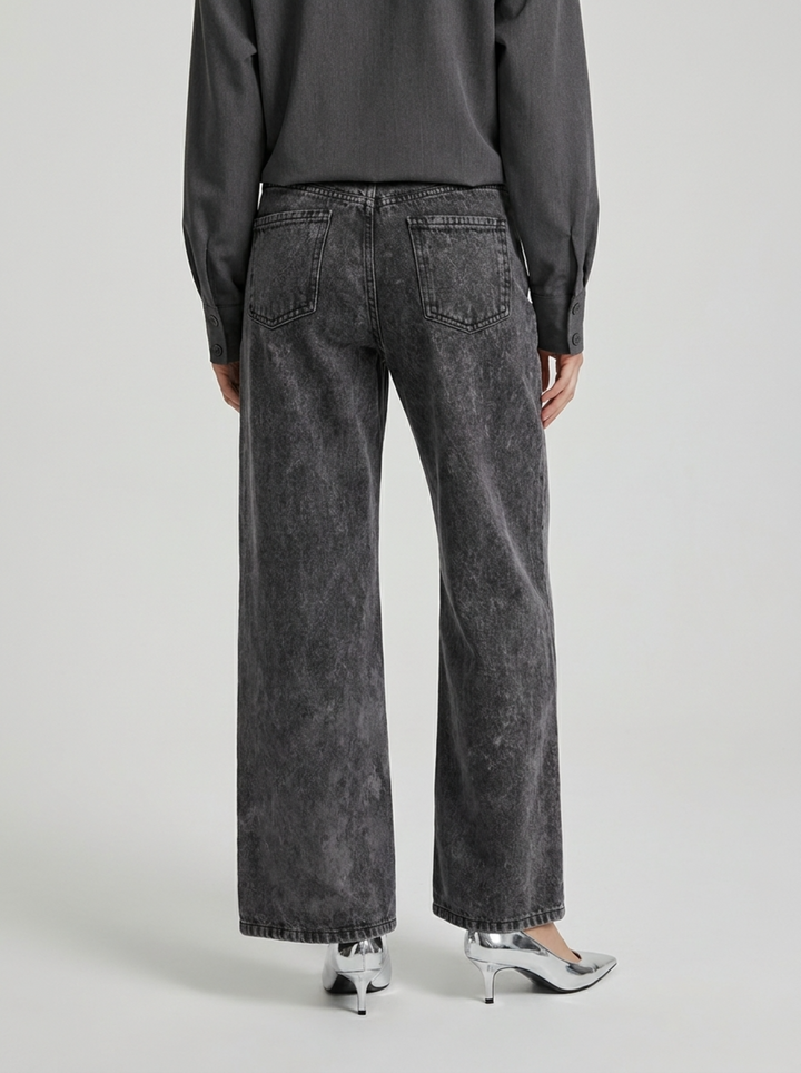 Jeans  grigio marmorizzato 